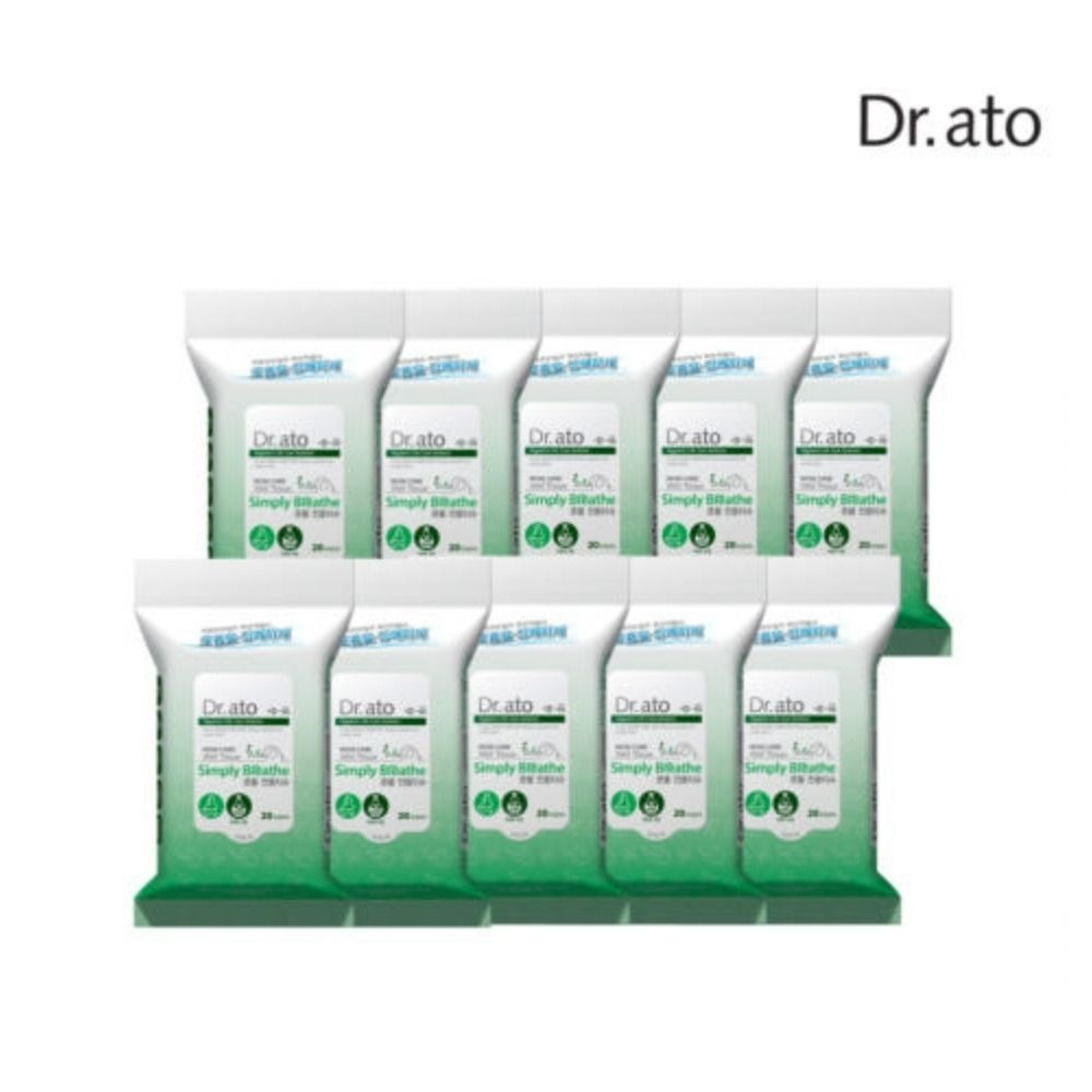 닥터아토 (현대Hmall) 닥터아토 콧물 전용티슈 심플리브리드 20매 10팩