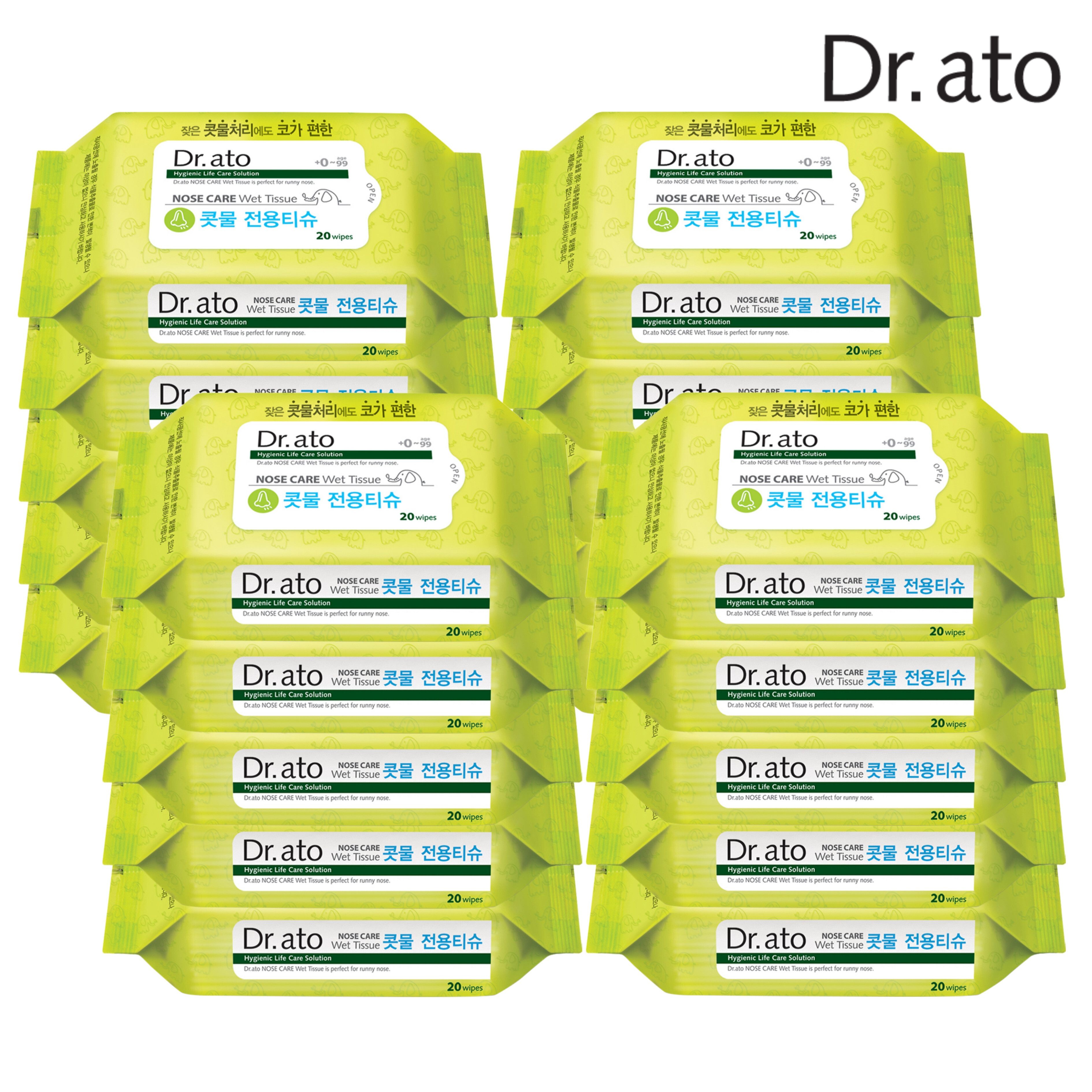 닥터아토 (현대Hmall) 닥터아토 콧물 전용티슈 20매 20팩