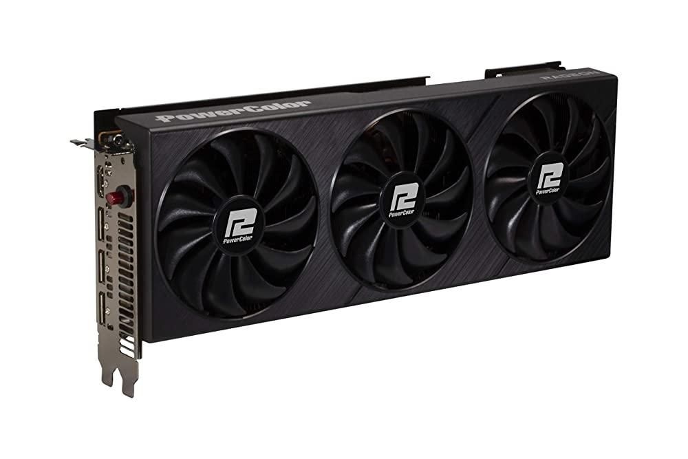 [해외] [미국아마존] PowerColor Fighter AMD Radeon™ RX 6800 게이밍 그래픽 카드 16GB GDDR6 메모리 RDNA™ 2 레이트레이싱 PCI Express 40