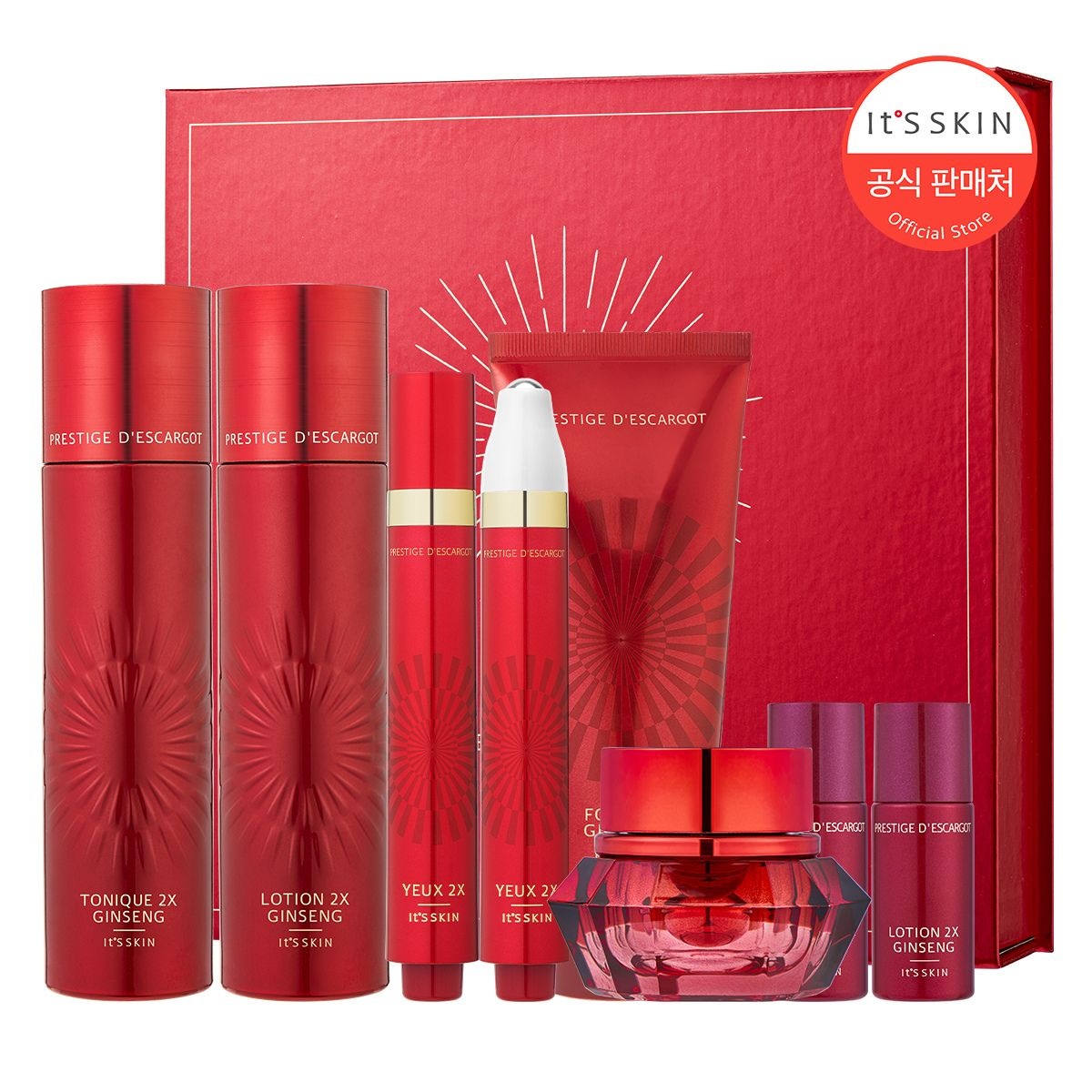 ㈜잇츠한불(IT’S HANBUL) 잇츠스킨 (현대Hmall) [잇츠스킨] 프레스티지 투엑스 진생 데스까르고 4종 스페셜 세트