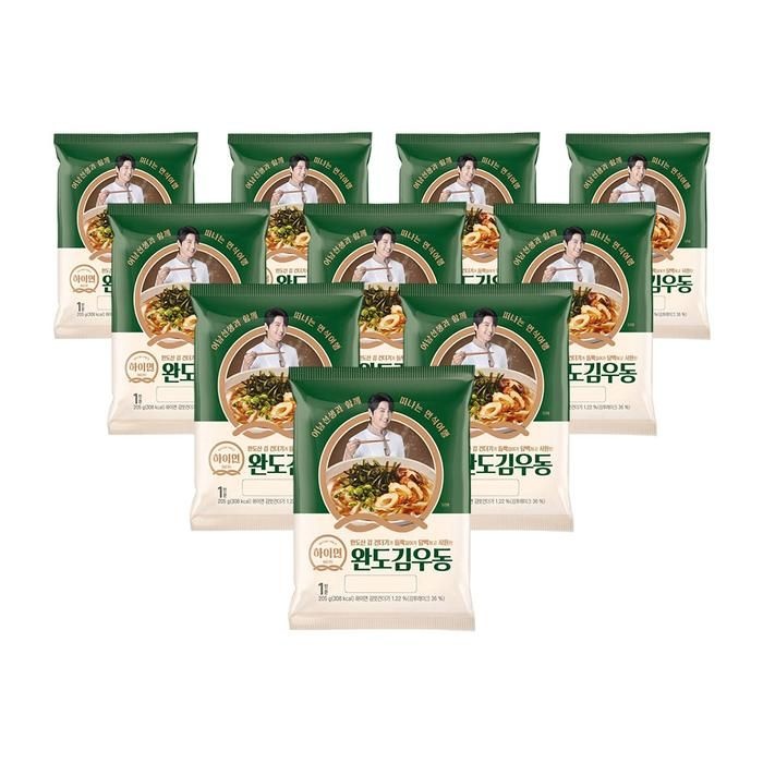 SPC삼립 하이면 완도김우동 205g x 15봉