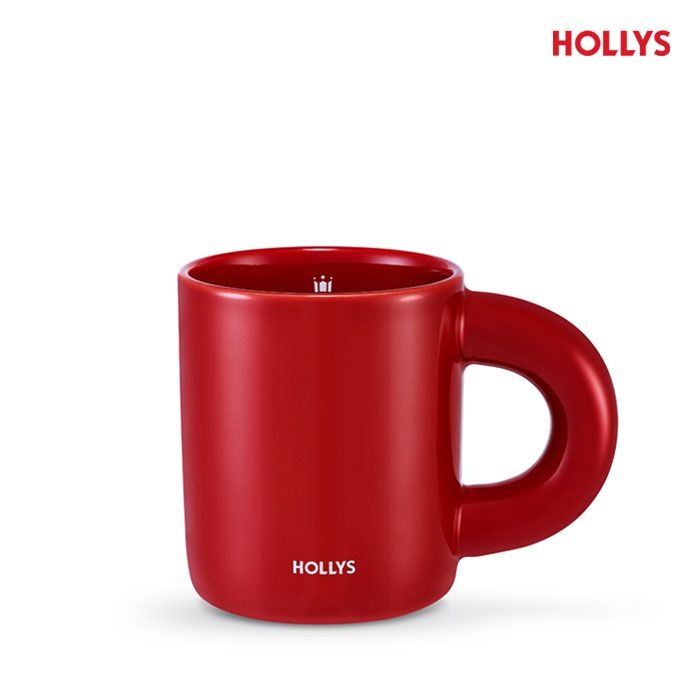 [할리스] 라운드 머그 (레드)