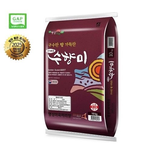 [2025년산] 햅쌀★구수한향 수향미 10kg 골든퀸3호 /명성미곡