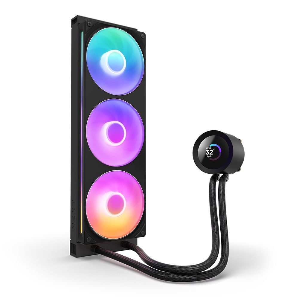 NZXT [NZXT 공인 판매처] Kraken Plus 360 RGB V2 수냉 CPU 쿨러 (블랙)