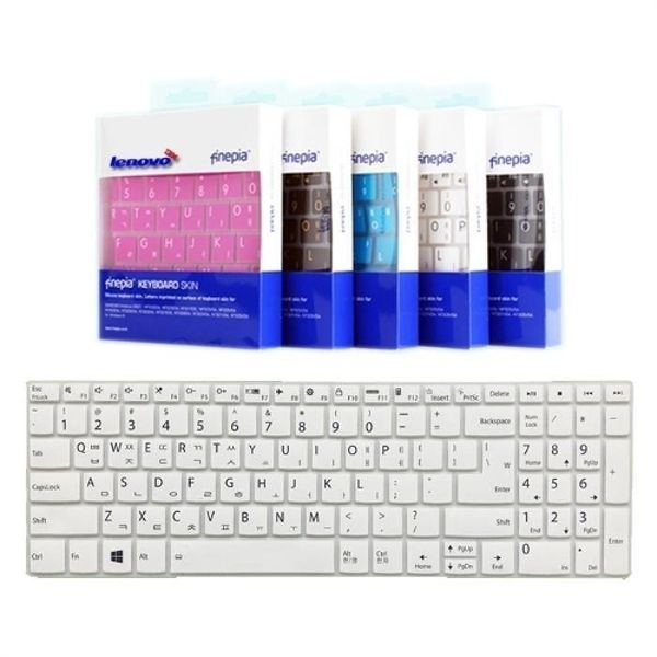 [문자인쇄키스킨] 레노버 SLIM3 15ITL 5D 한영 자판글씨 키...