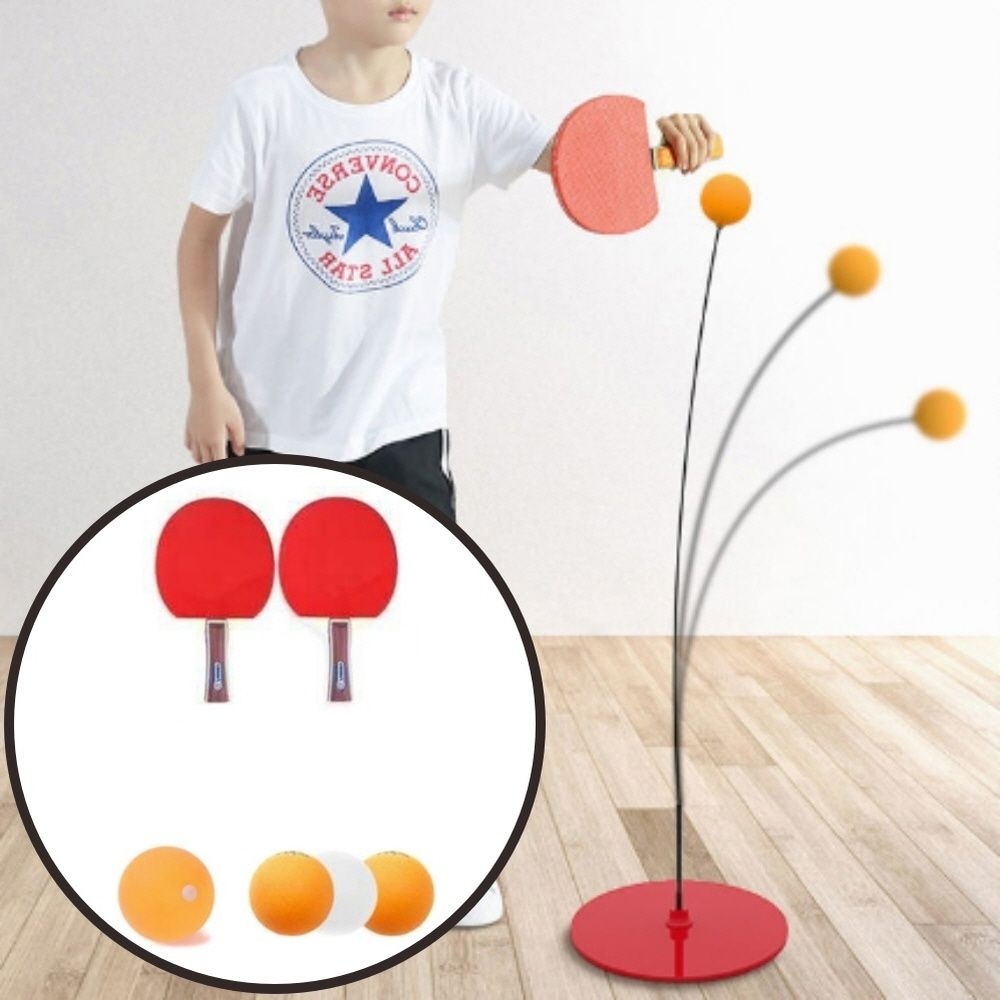 [(주)제이에스글로벌]어린이 셀프 탁구 스윙 높이조절 집에서 하는 연습기