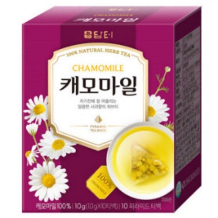 허브차 카밍 캐모마일 담터 허브티 삼각티백 10개 x 5
