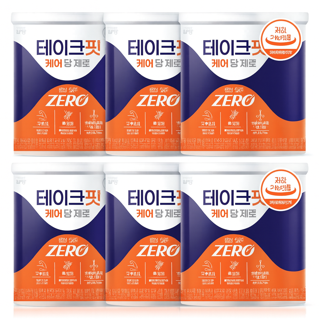 테이크핏 테이크핏 케어 당제로 304g×6통 / 무첨가당 / 단백질 스낵 / 다이어트 간식