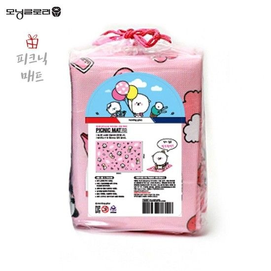 상품상세참조 폭신한 피크닉매트 봉주르비숑 (핑크) 캐릭터 아동매트 유아매트 미니매트