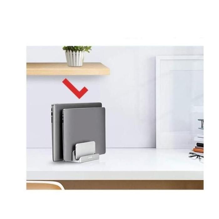 [SA8X2Y9]슬롯 태블릿 수직 노트북받침 보관대 4대