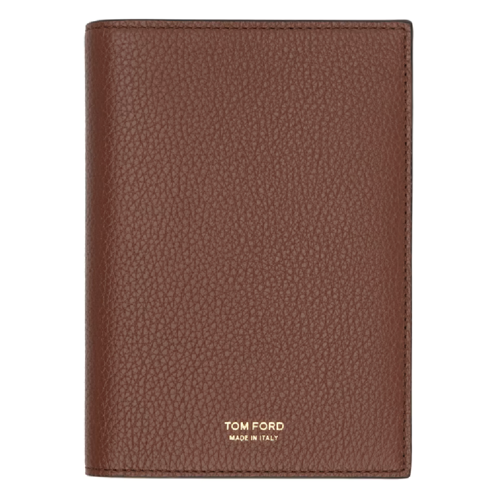 톰포드 탠 소프트 그레인 가죽 T라인 여권 케이스 252076M162005