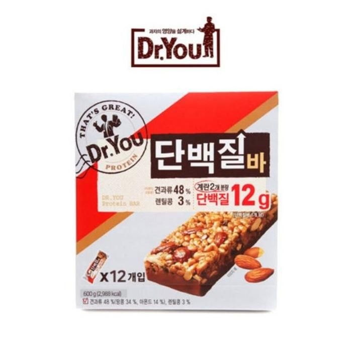 [SZ3W7B4]닥터유 단백질바 탕비실 50gx12ea