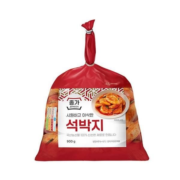 | 종가 | 석박지 900g 요리 펜트리 쌀 간단 맛집 국물 열무 김장 갓