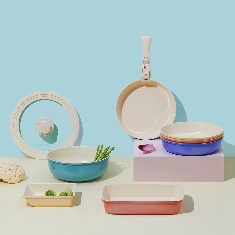 로이첸 (현대Hmall) 로이첸 IH 비스포크팬 6종세트 (24F+24W+28F+28W+핸들+뚜껑)