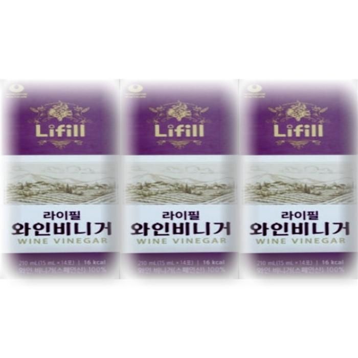 라이필 와인비니거 15ml x 14포 3박스