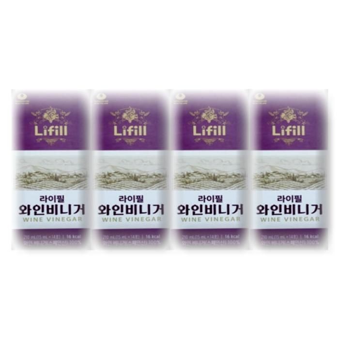 [건강나라] 라이필 와인비니거 15ml x 14포 4박스
