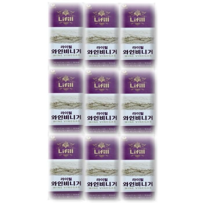 [건강나라] 라이필 와인비니거 15ml x 14포 9박스