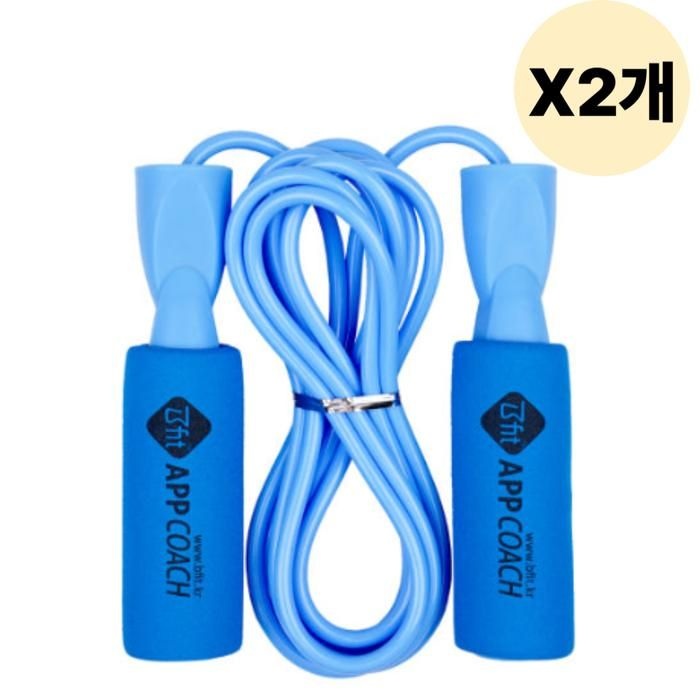 비핏 줄넘기 실내 유산소 운동 어린이 블루 2개
