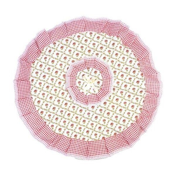 [알티피아]예쁜 레이스 꽃무늬 선풍기 커버 아기자기한 (WFHE0QM)