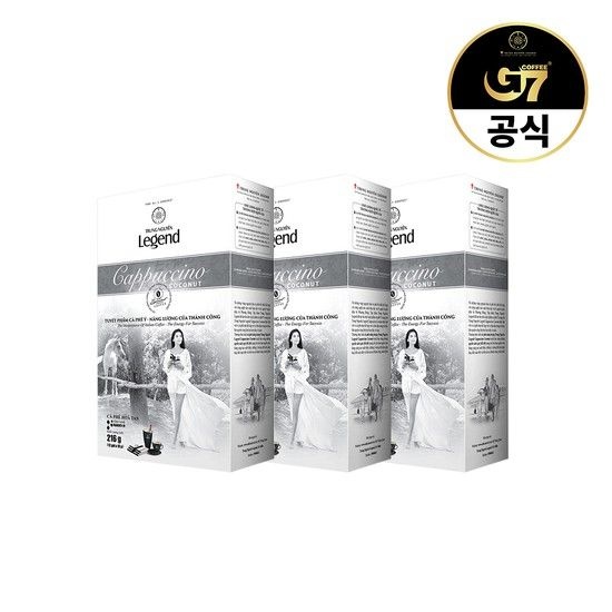 G7 베트남 커피 레전드 카푸치노 코코넛 12개입 X 3개