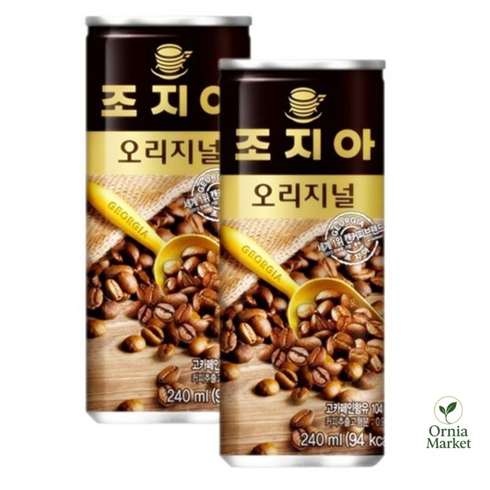 오르니아마켓스토어제조사 알루미늄 캔 조지아 오리지널  커피 240ml 30캔 대용량  편의점용