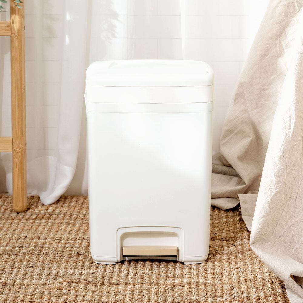 블랑 사각페달 휴지통 10L