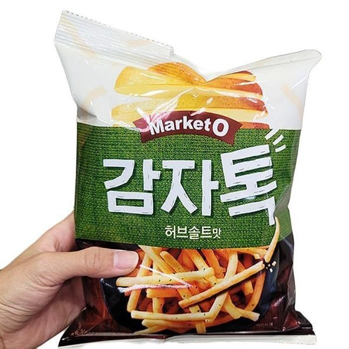 오리온 마켓오 감자톡 허브솔트맛 136G x 3개 tx82742