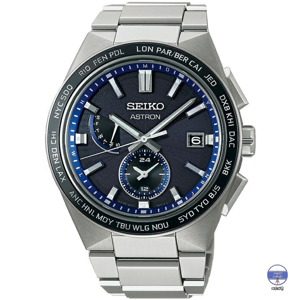 세이코 아스트론 NEXTER 2nd Collection 남성 솔라 손목 시계 SBXY051
