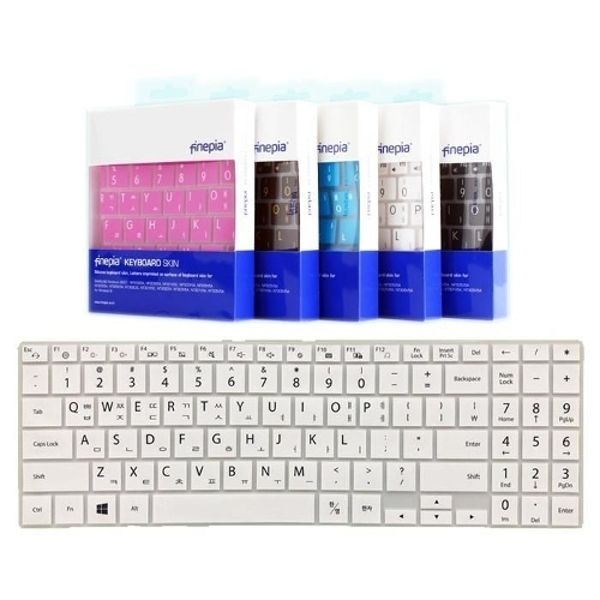 [문자인쇄키스킨] 삼성 노트북 플러스2 NT560XDZ-G58A 한영...