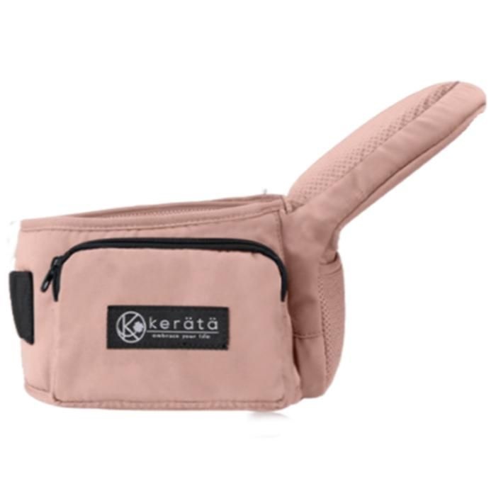 [Wendeng District]케라타 유아 휴대 힙시트 아기띠 폴더블 접이식 핑크