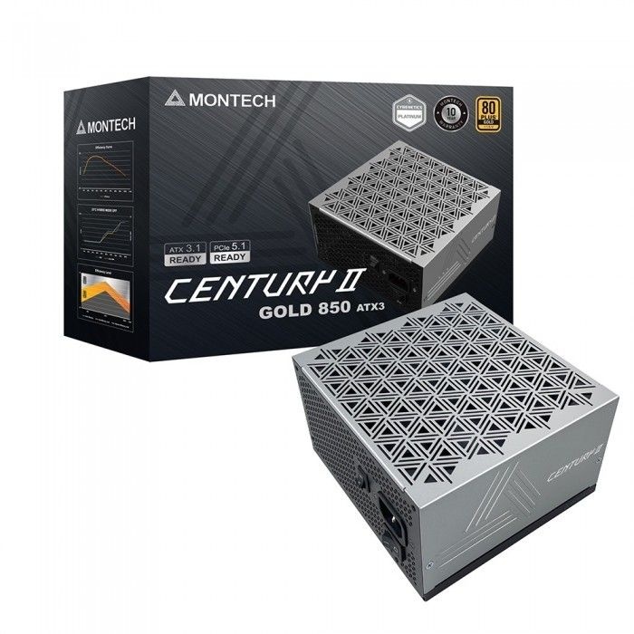 [오늘출발] MONTECH CENTURY II 850 80PLUS골드 풀모듈러 ATX3.1 품위