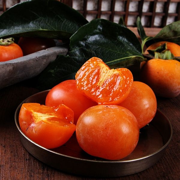 밋앤밀 [밋앤밀] GAP 저탄소 청도반시 씨없는 약시(연시) 홍시 특대과 5kg(31-35과)