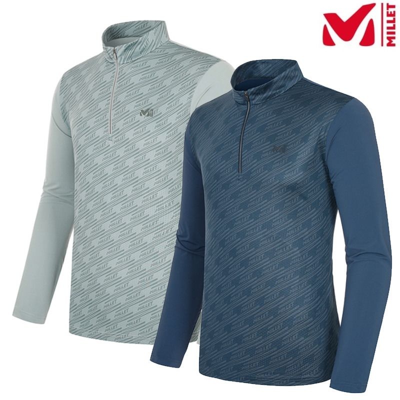 밀레 24 신상할인 남성 쿨 집업티 리드 트랙션 집업 티MXTST003IIUS 1225493