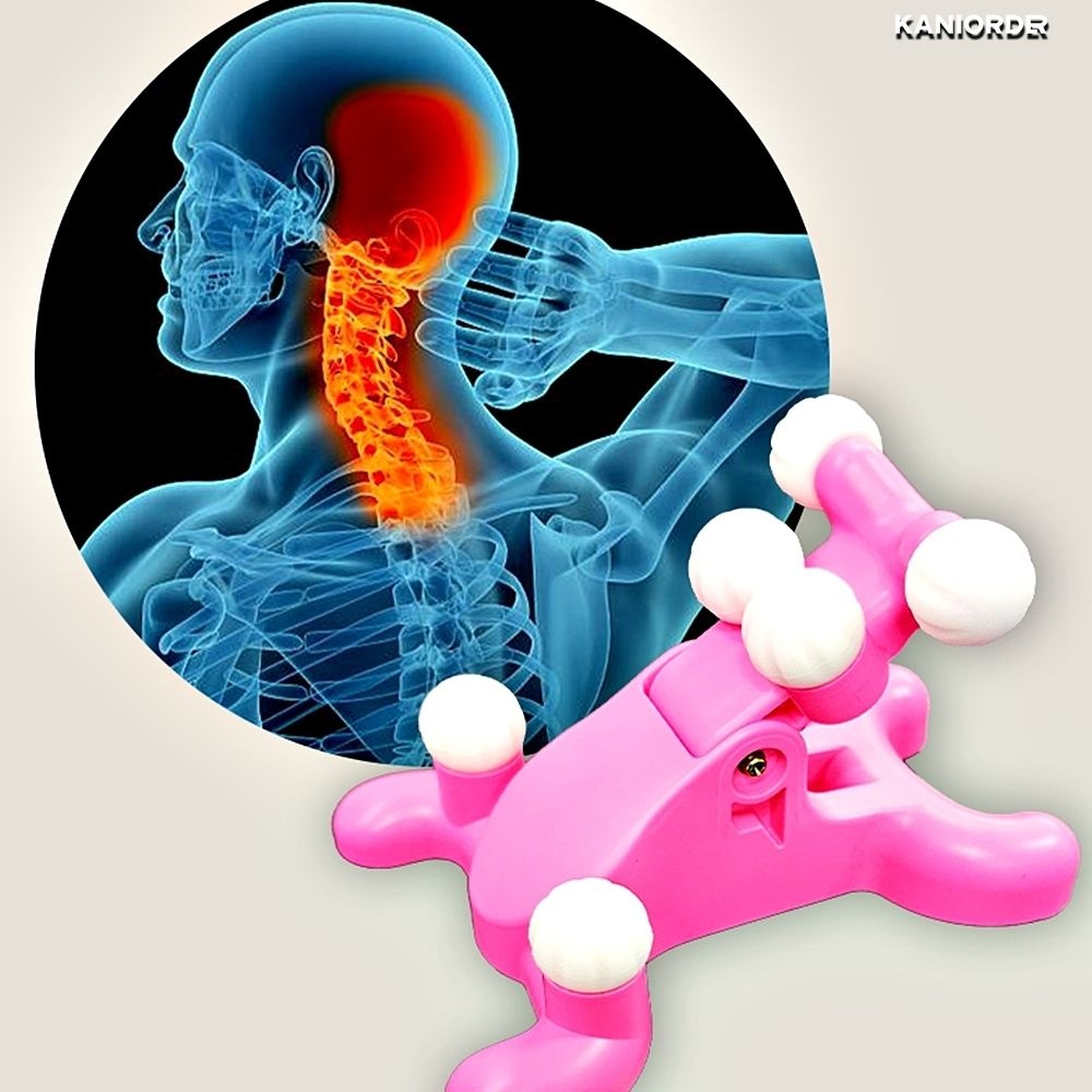 카니오더 제휴사 거북목 스트레칭 기구 어깨 목 뒤 뭉침 근육풀기 지압 마사지볼 기계