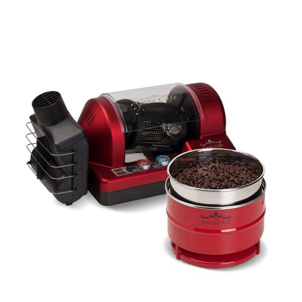 (주)제니시스 안산공장 [제네카페] 로스터기+쿨러 세트 (레드/블랙)