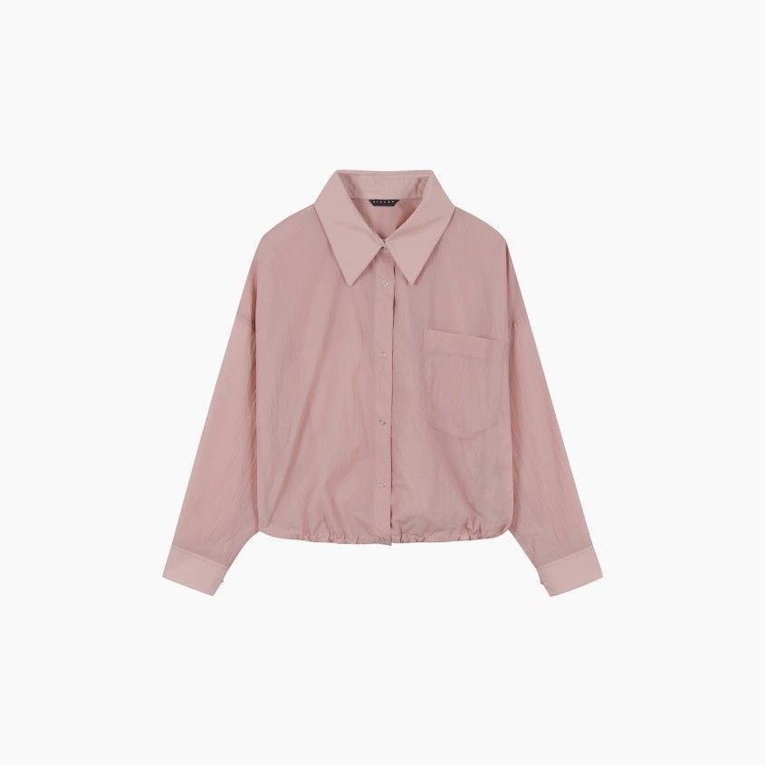 밑단 스트링 아우터형 셔츠SAWS81531 585988