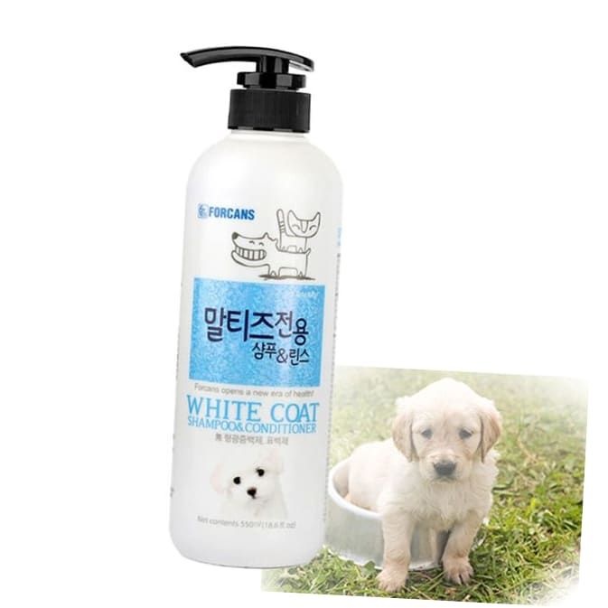 [재고보유] 상품 포비스말티즈전용 샴푸린스 고양이비듬 고양이샴푸 강아지각질 강아지약용샴푸
