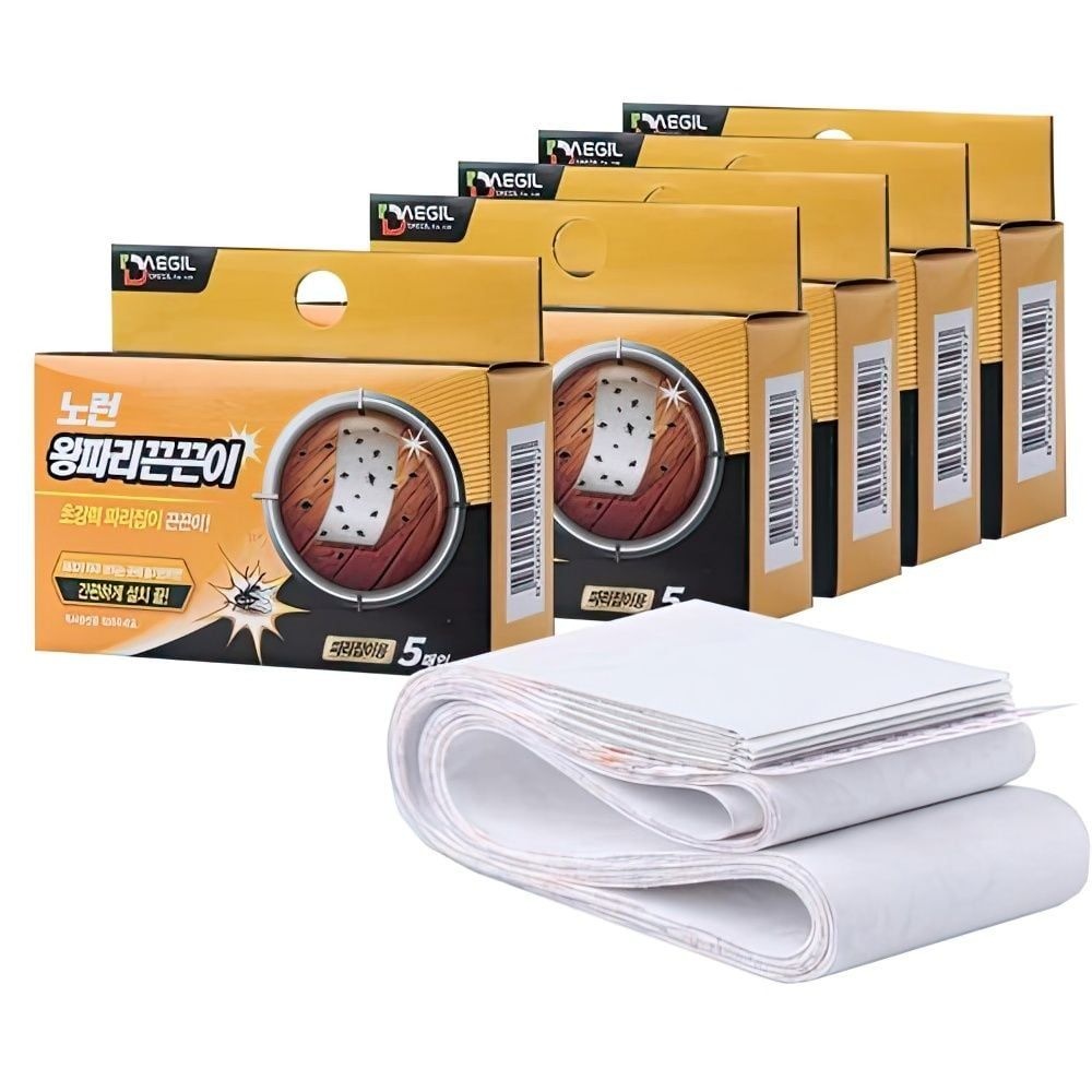 가정 업소용 왕파리 끈끈이 트랩 파리약 25P 제거 벌레 해충 박멸 파리 날 없애는법 퇴치 집 초 제거