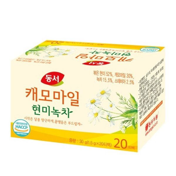동서 캐모마일현미녹차 20T