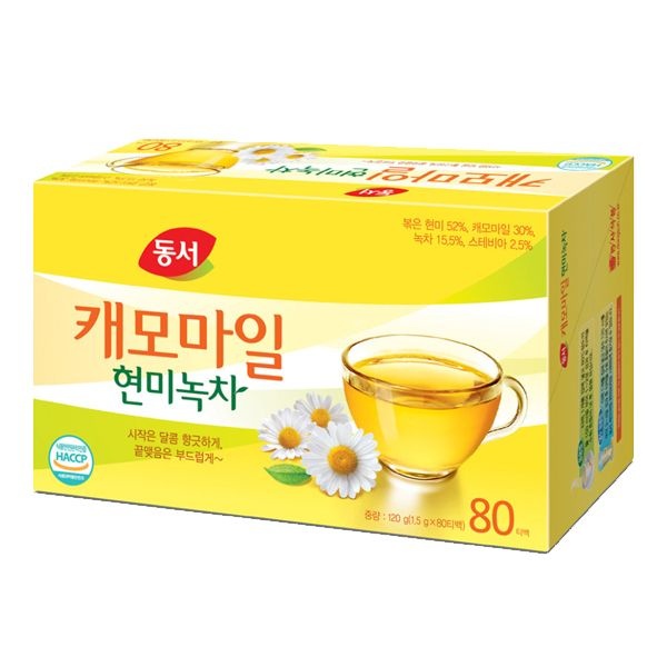 [오늘출발] 동서 캐모마일현미녹차 80T