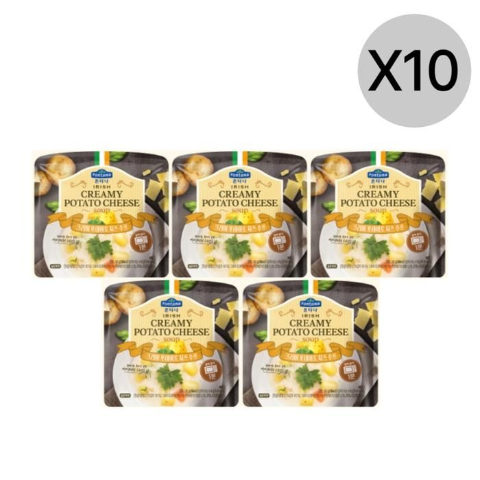폰타나 크리미 포테이토 치즈 수프 180g X50봉 휴대용