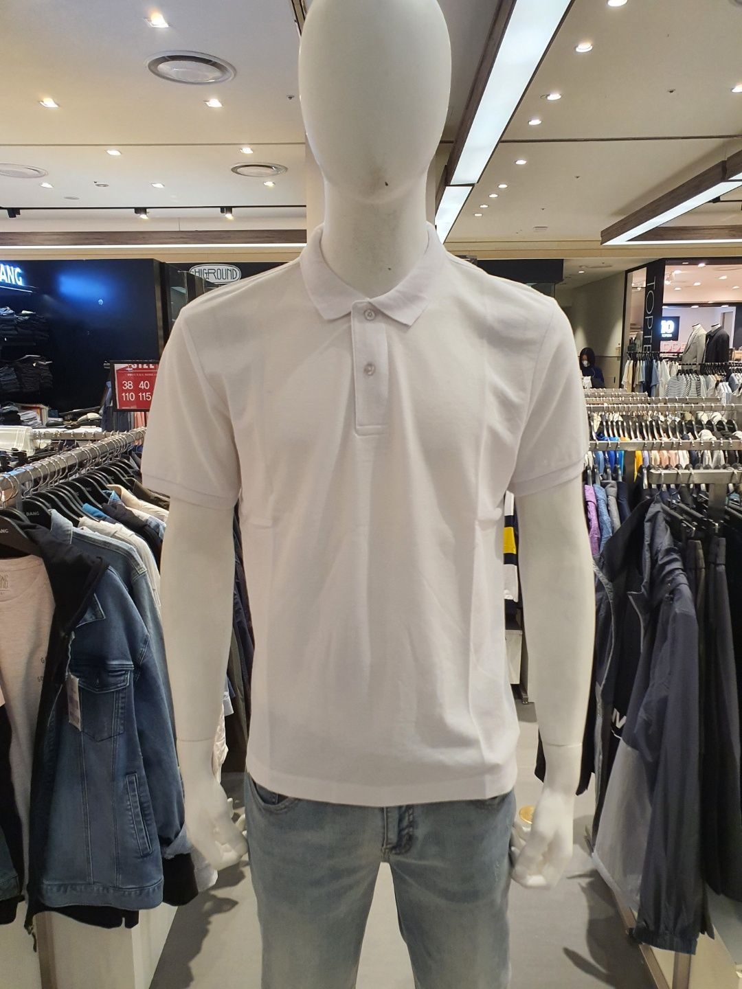 남녀공용 쿨 카라 반팔 티셔츠 NTZ540