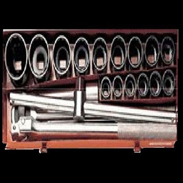 [셀러허브 패션][JHQS70JB_4B]세신 소켓렌치세트 자재 3/4DRx21pcs/mm