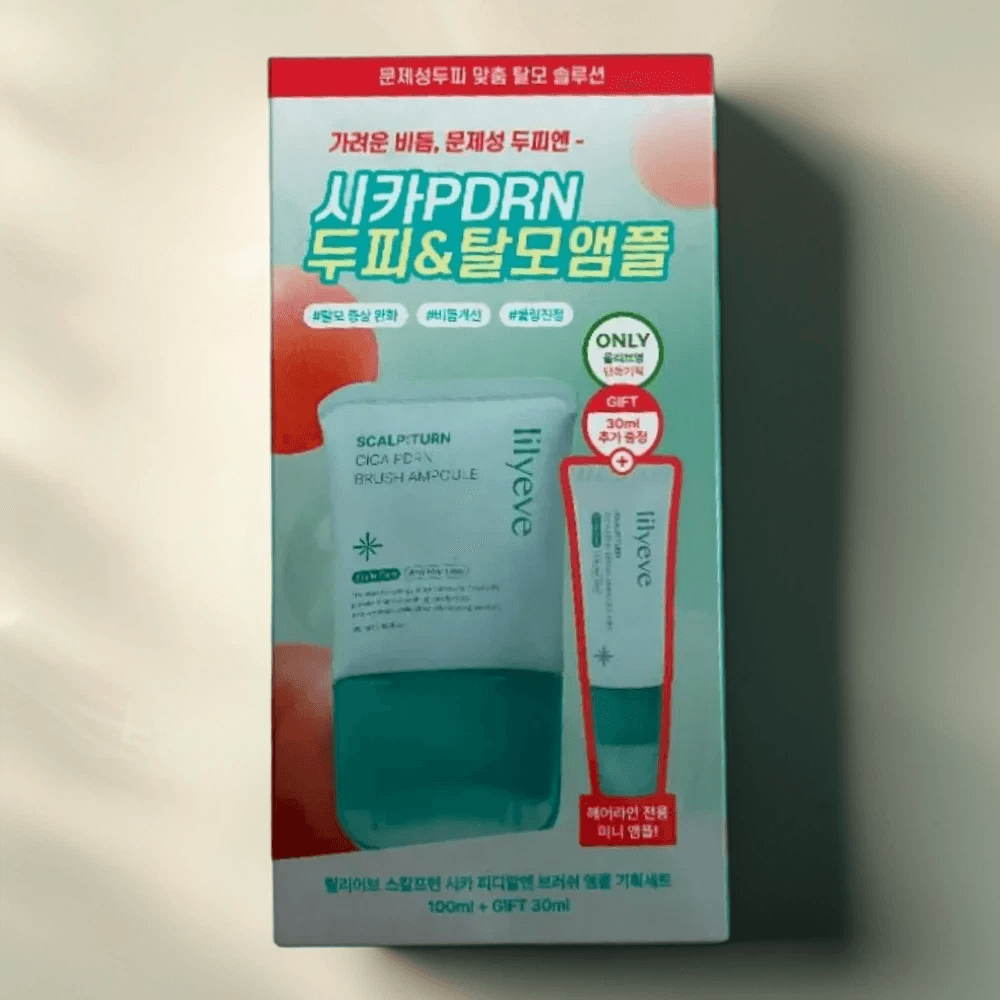 릴리이브 스칼프턴 시카 PDRN 브러쉬 앰플 100ml+앰플 30ml 올리브영기획 (1개)
