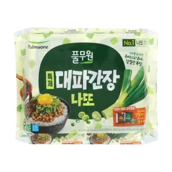 풀무원 특제대파간장나또 43.25g 8개 덮밥 아침 부모님 직장인