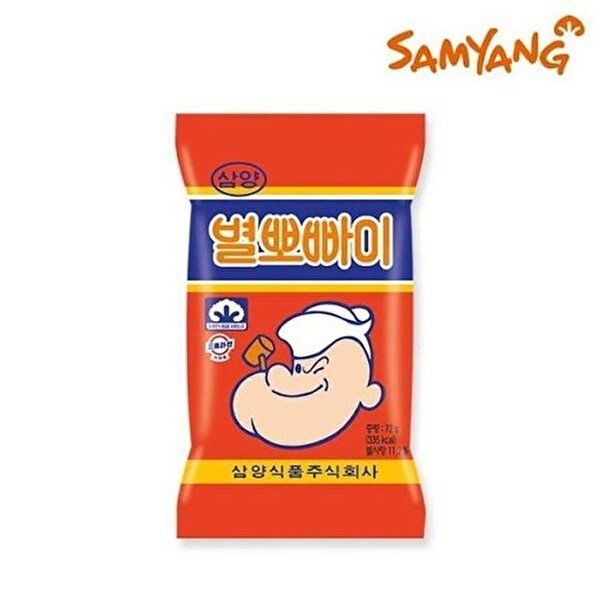 [셀러허브 패션][JHPPNO73_52EF]삼양식품 과자세트 별뽀빠이 x 4입