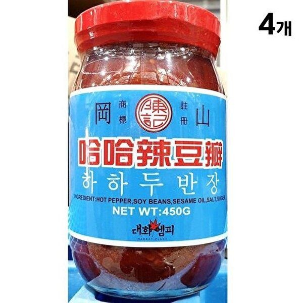 [셀러허브 패션][JHP3N541_52ER]두반장(대화 수입된장 450g)X4