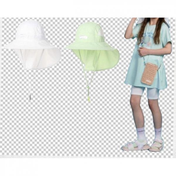 블랙야크키즈 블랙야크키즈 모다 아동용 플랩캡 자외선차단 챙모자 물놀이 베이직플랩썬햇 2BKHTS3501IC 1413017