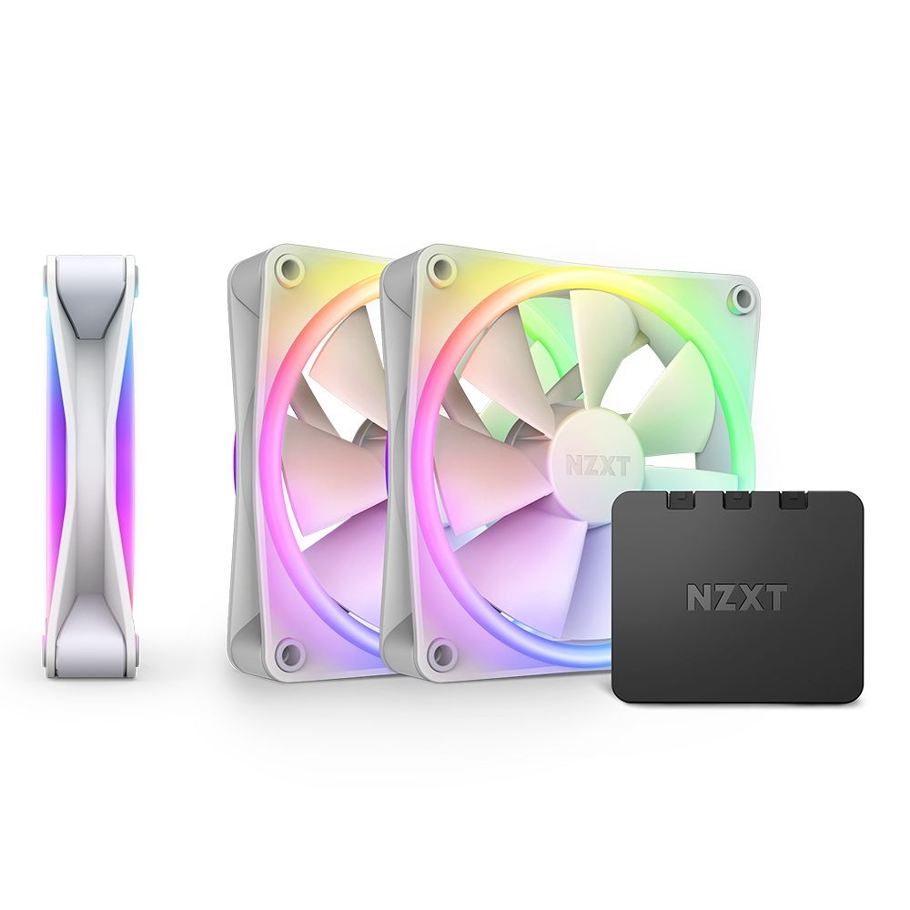 NZXT [NZXT 공인 판매처] F120 RGB Duo Triple Pack PC 케이스 쿨러 (화이트)