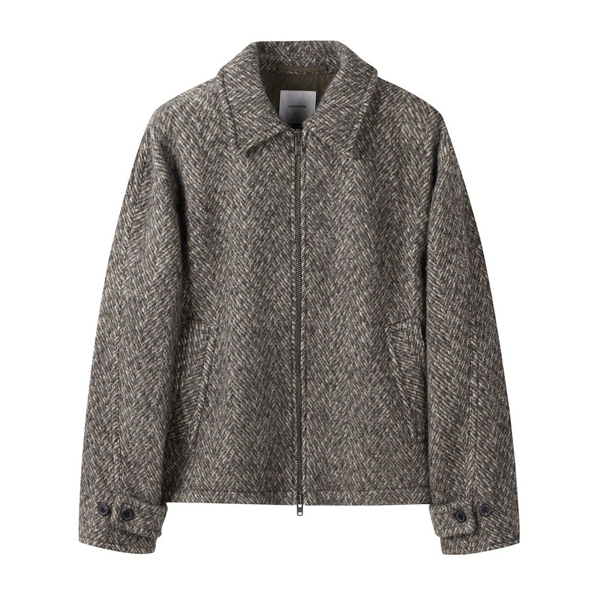 [롯데백화점] 커스텀멜로우 베이지 트위드 울 자켓 CWUAW24753BEX LE1220240147